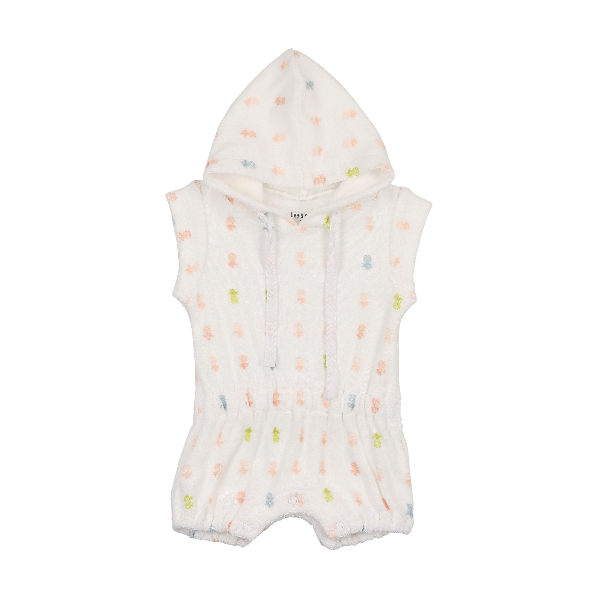 Bee & Dee Terry Pineapple Romper - Boys Print Bee & Dee Terry Pineapple Romper - Boys Print