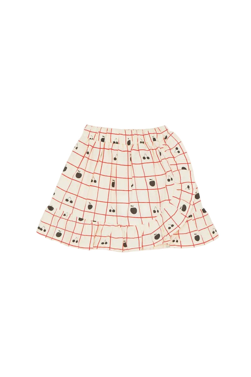 The Campamento Fruits grid skirt