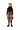 Christina Rohde Crushed brown velvet turtleneck