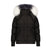 Ombre fur black fleece coat by Scotch Bonnet