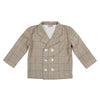 Check knit blazer by Carmina