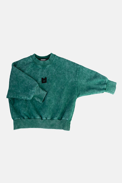 Vintage green sweatshirt by Minikid