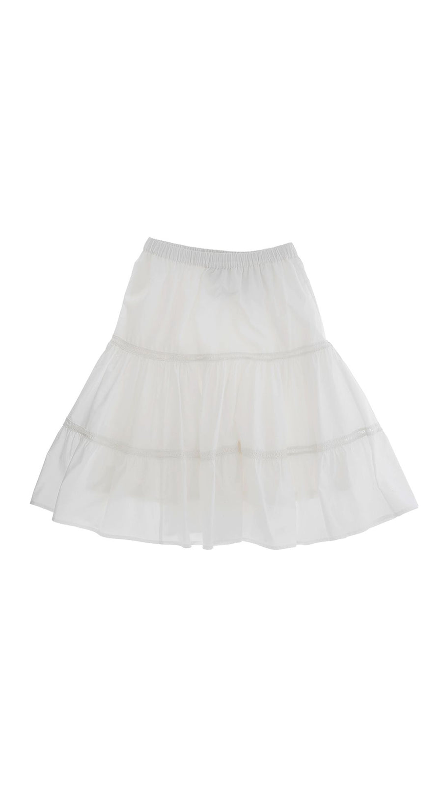 Logo poplin skirt by Ermanno Scervino