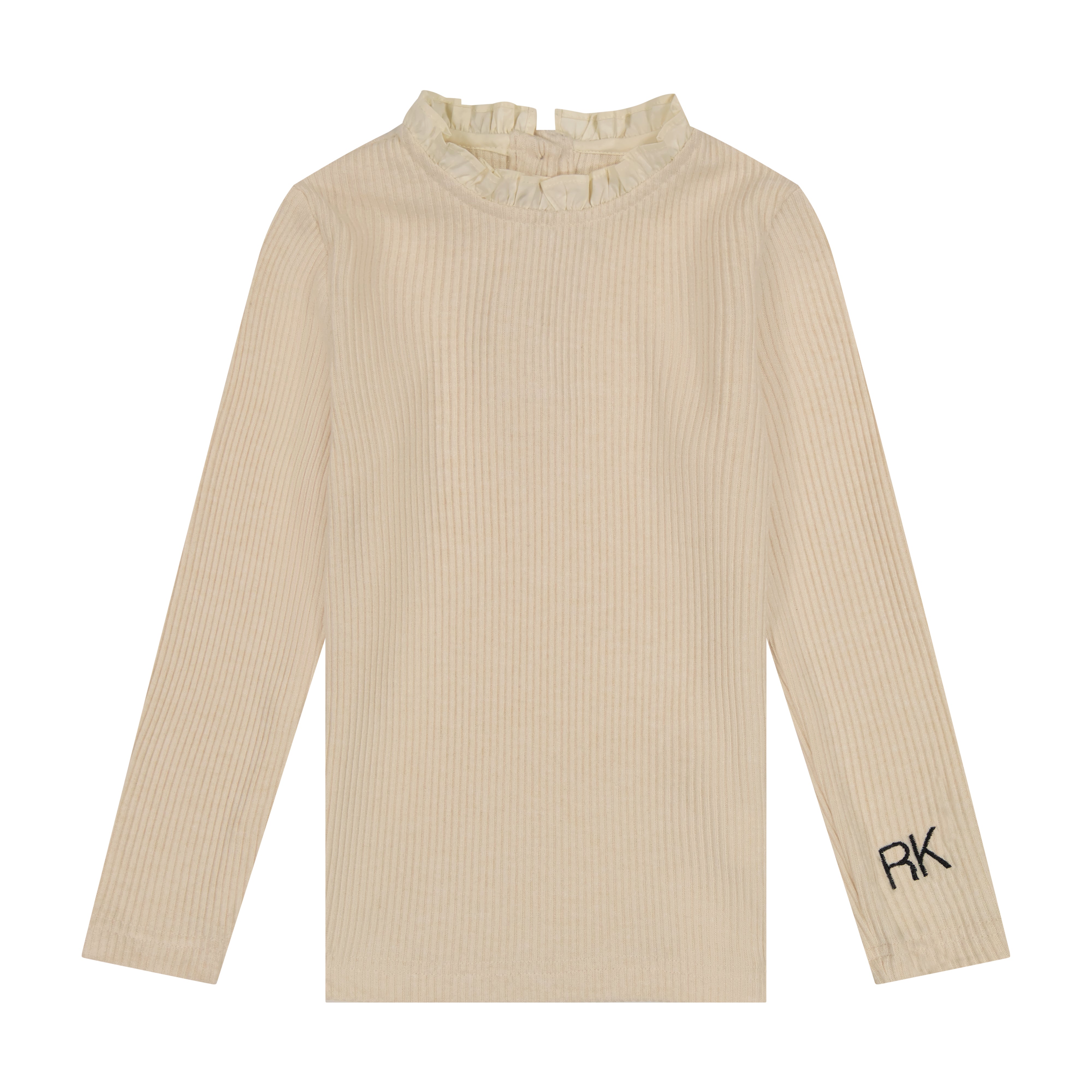 Retro Kid Vivienne ruffle neck knit sweater