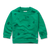 Ski print green sweatshirt by Sproet & Sprout