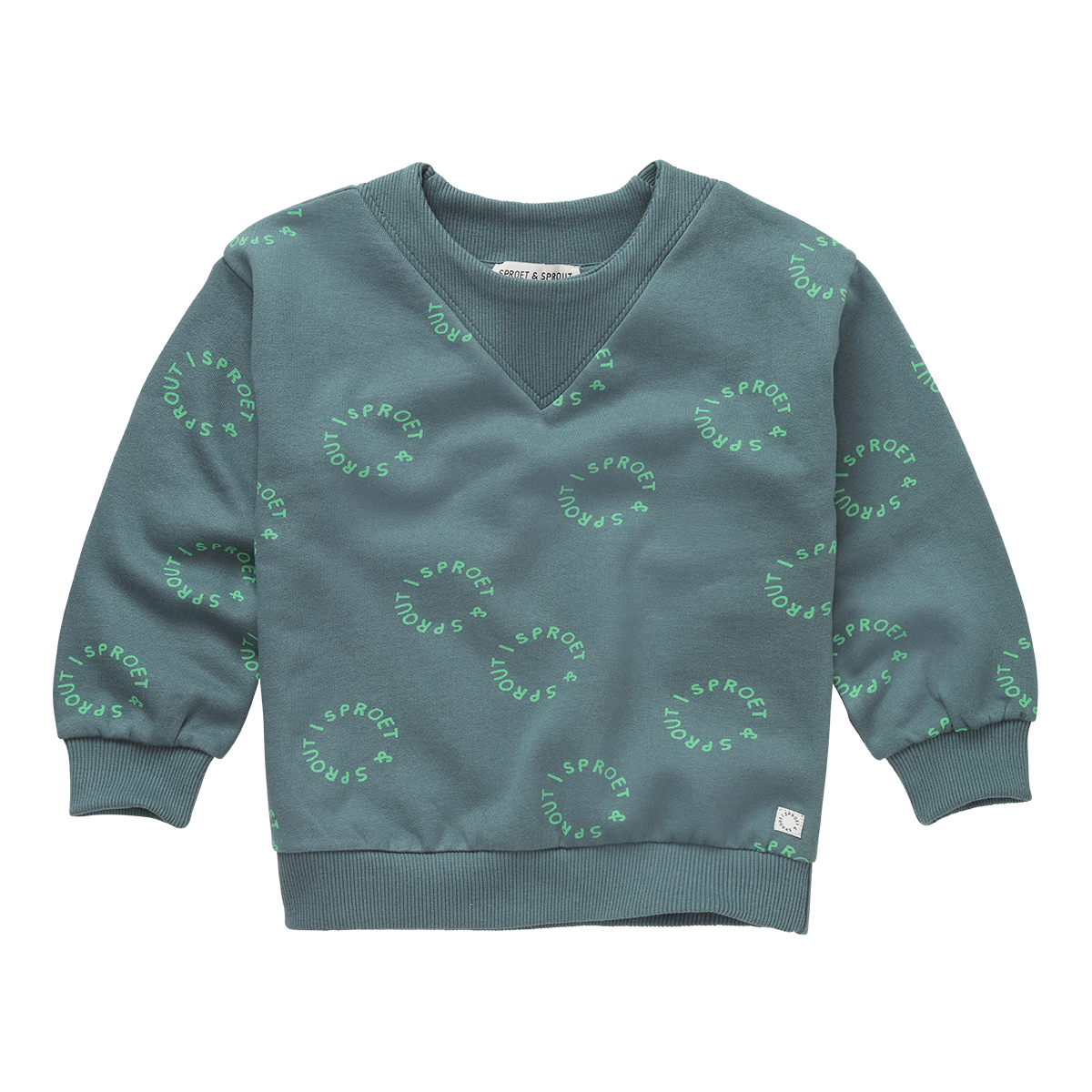 Sproet & Sprout Rib neck sweatshirt