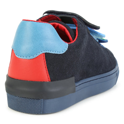 Navy strap sneakers by Marc Jacobs