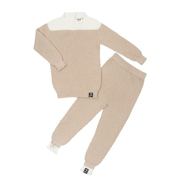 Natural/sand sweater set by Play