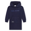 Hooded navy pocket dress by Marc Jacobs