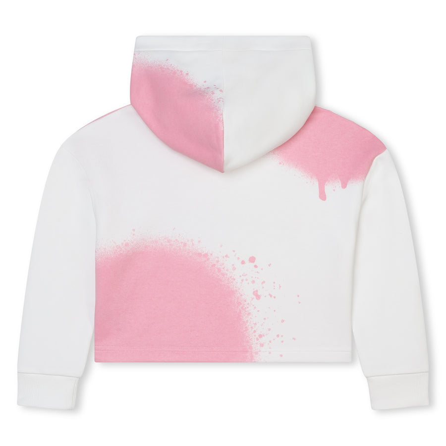 Spray pink spots hoodie by Marc Jacobs