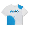 Spray blue tee by Marc Jacobs