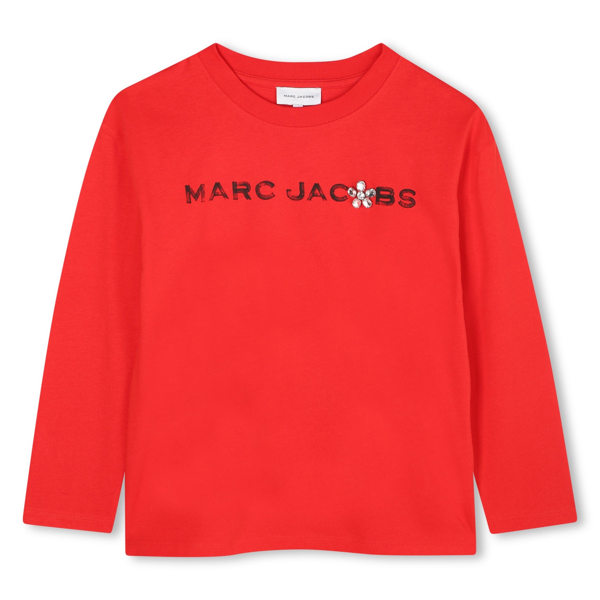 Marc Jacobs Flower on logo red tee