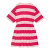 Magenta stripe dress by Wynken