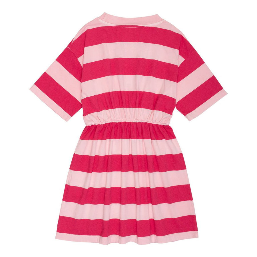 Magenta stripe dress by Wynken