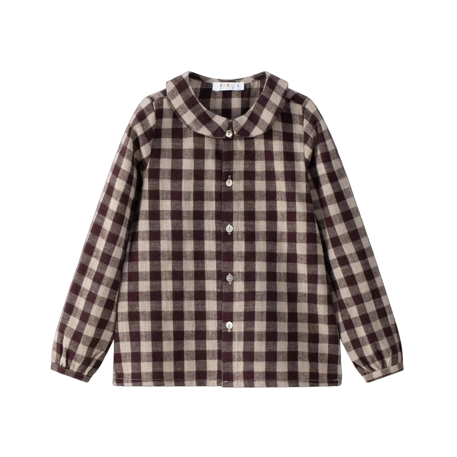 Coco Blanc Burgundy checked shirt - Flying Colors