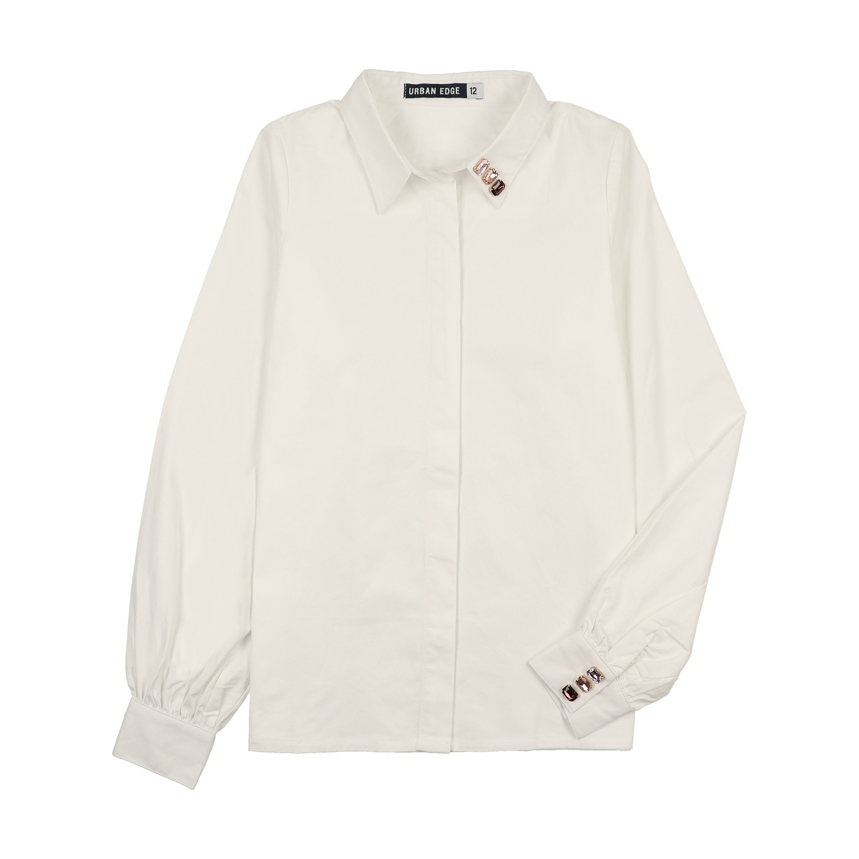 Urban Edge White diamond shirt