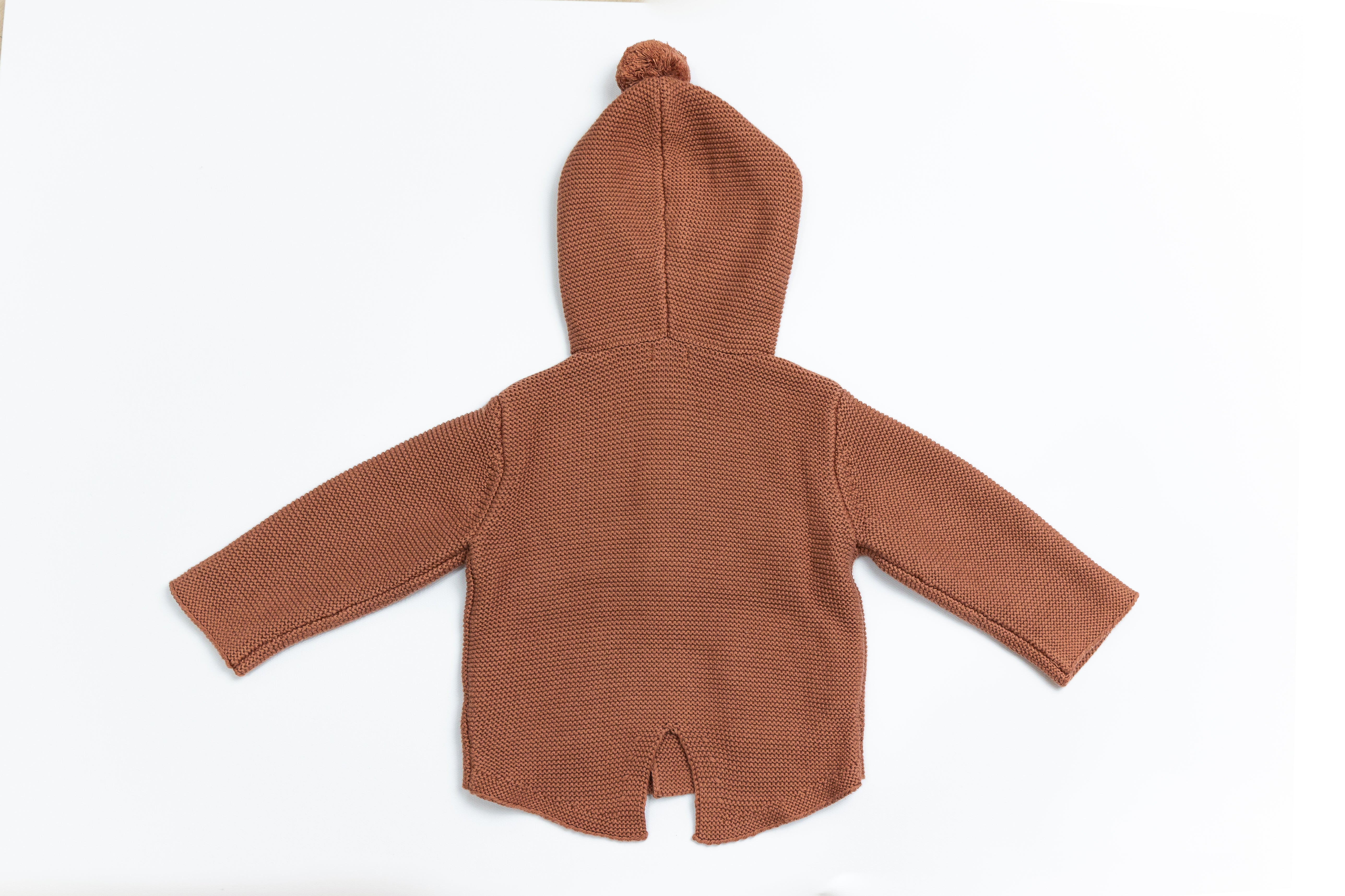 Winter mauve knit cardigan by Ra & Da