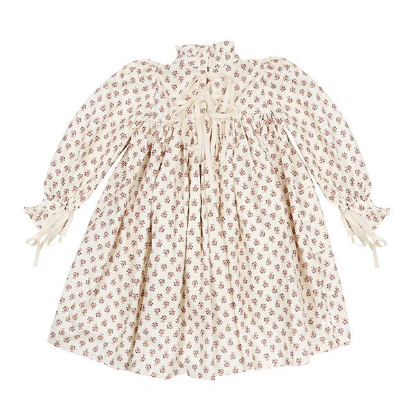 Cord flat pleat tiered babydoll dress by Petite Amalie