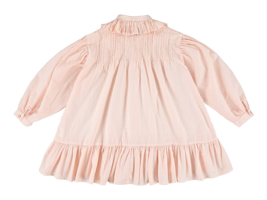 morley blush dress with pleats Morley Xori Dress