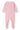 Marmar Front snap pink stripe footie set - Flying Colors
