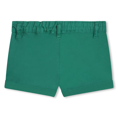 Lime twill cotton shorts by Carrement Beau