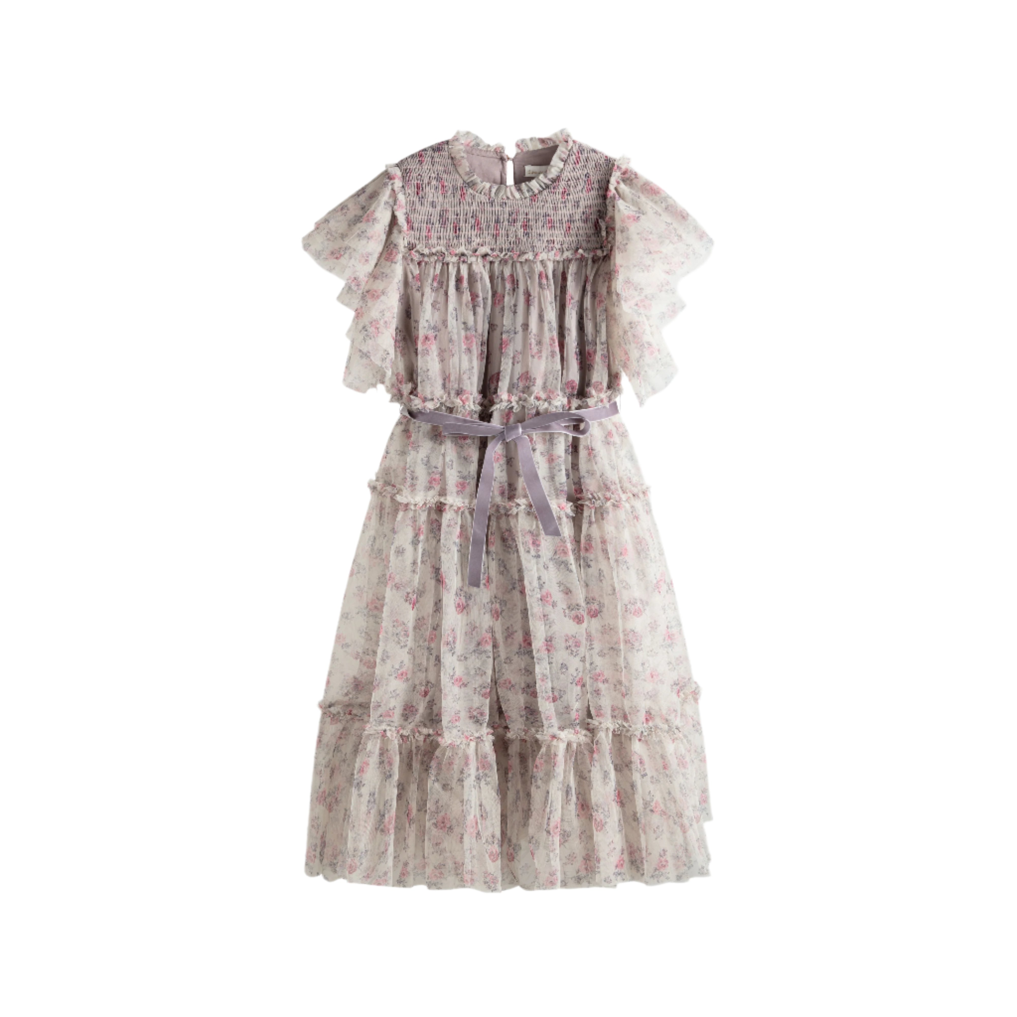 C'era Una Volta Carolina pink roses dress