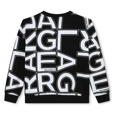 Karl print sweatshirt by Karl Lagerfeld