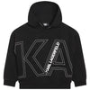 Karl print black hoodie by Karl Lagerfeld