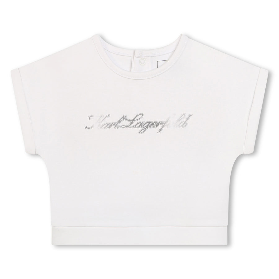 Signature logo tee shorts set by Karl Lagerfeld