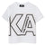 KA logo t-shirt by Karl Lagerfeld