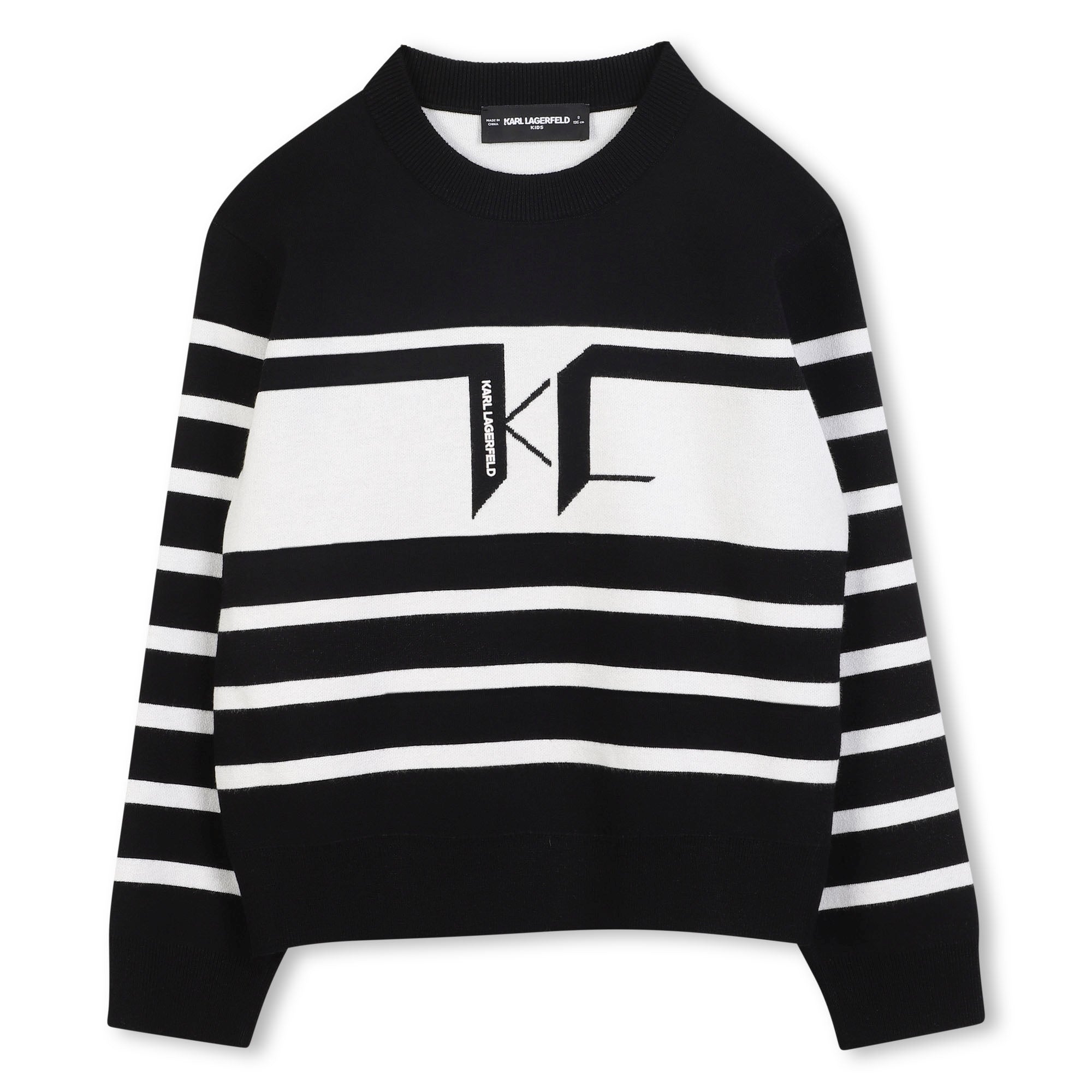 Karl Lagerfeld Striped knit sweater