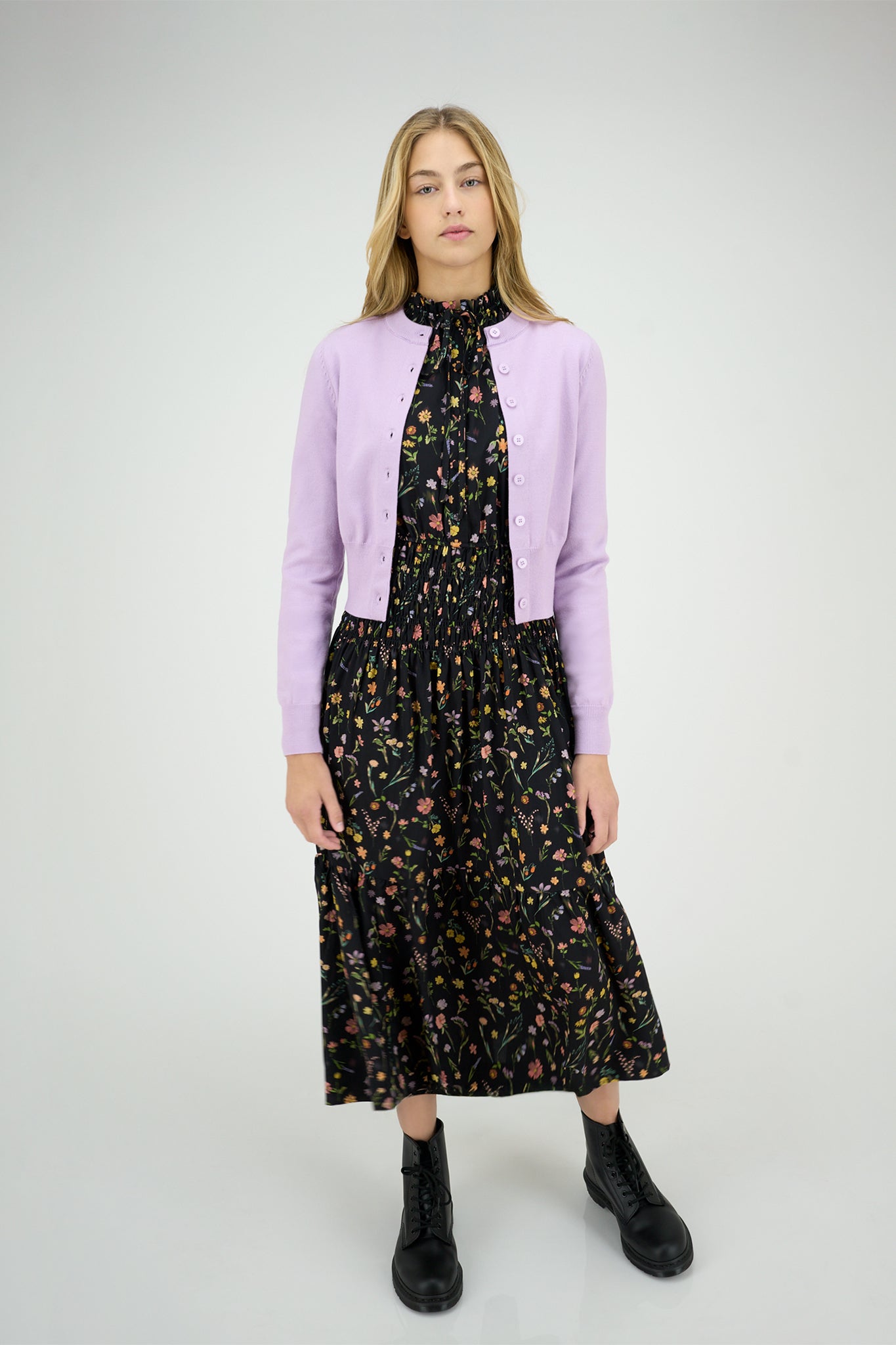 Zaikamoya Kate lilac cardigan