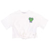 Green patch ivory t-shirt by Philosophy