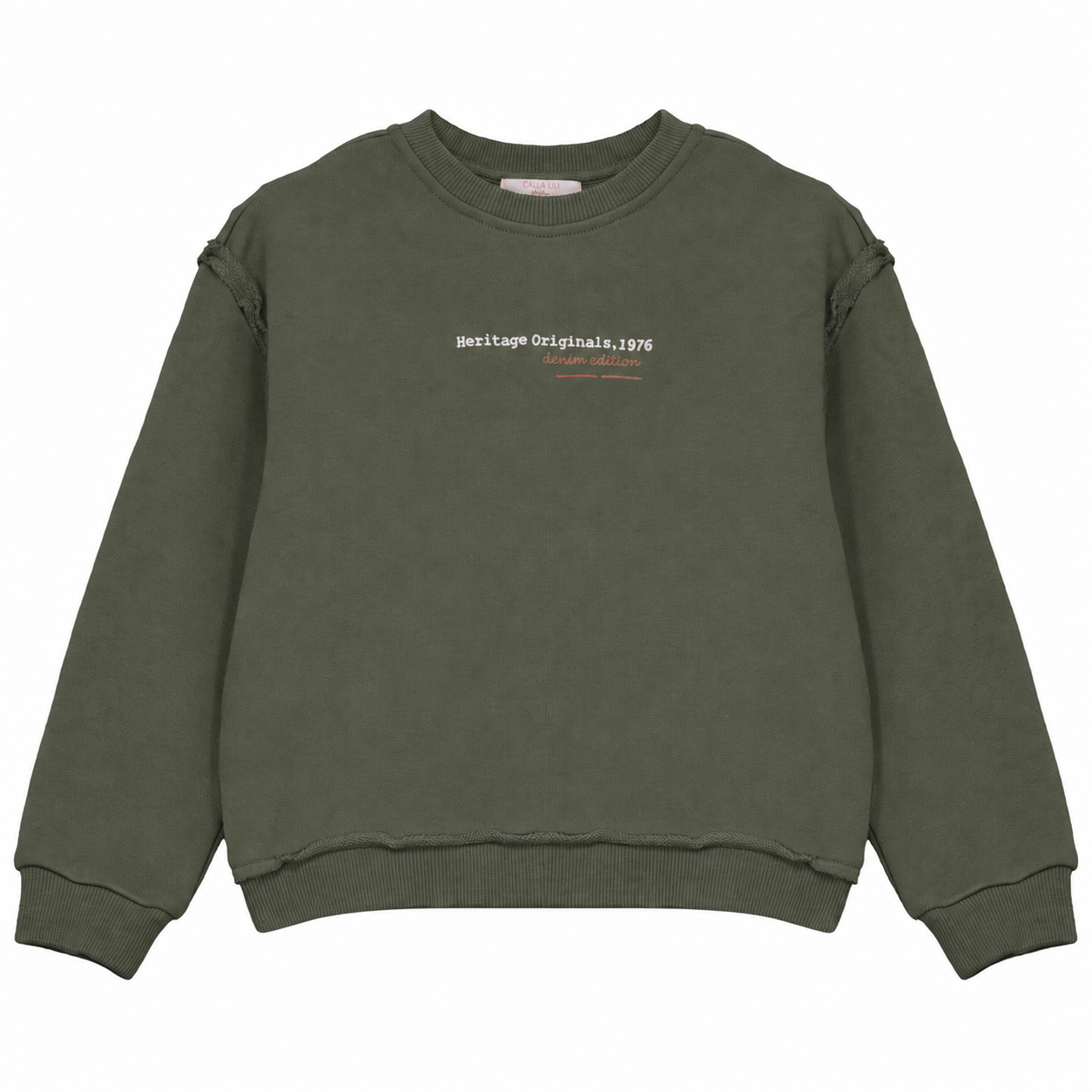 Calla Lili Heritage green sweatshirt