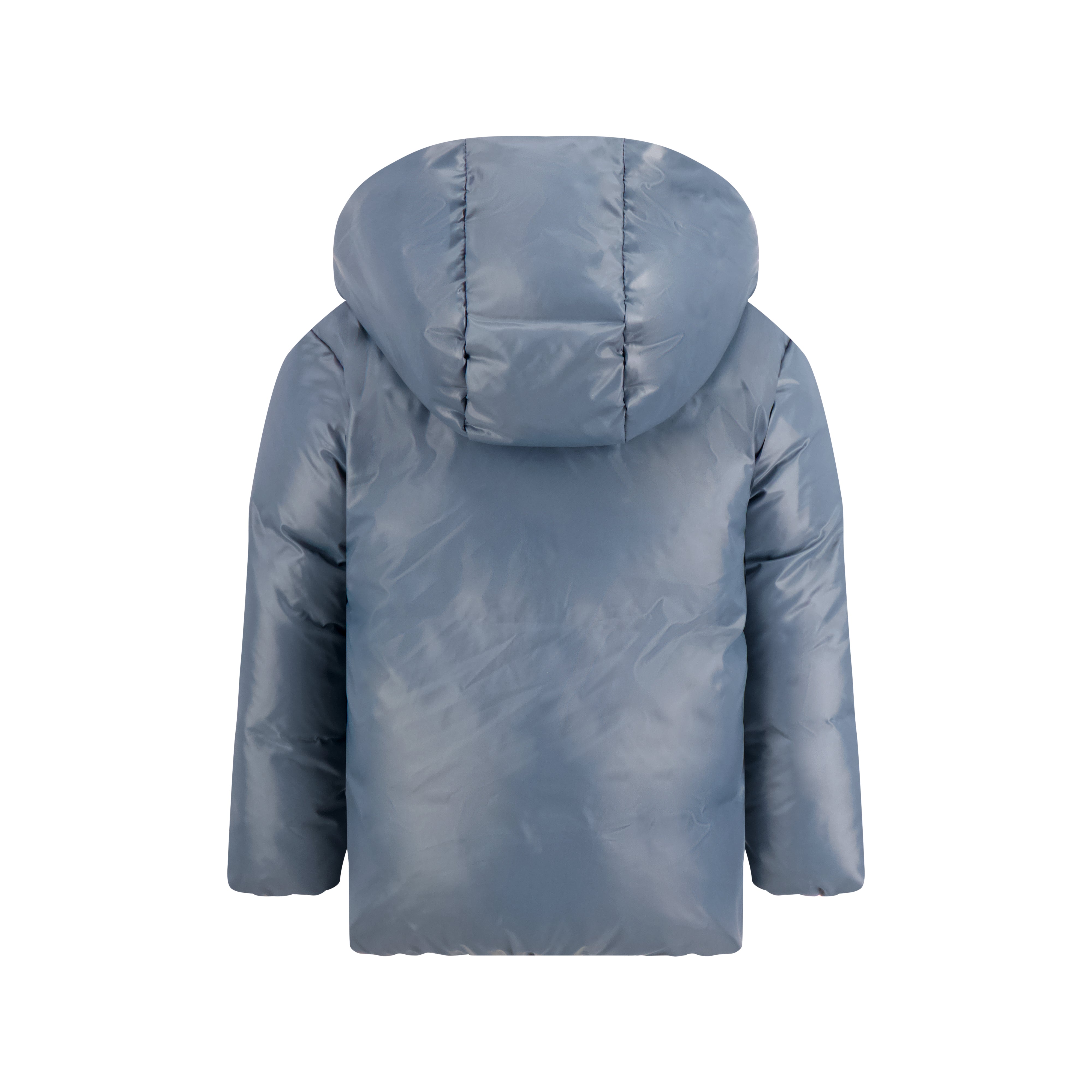 Scotch Bonnet Fur hooded blue coat