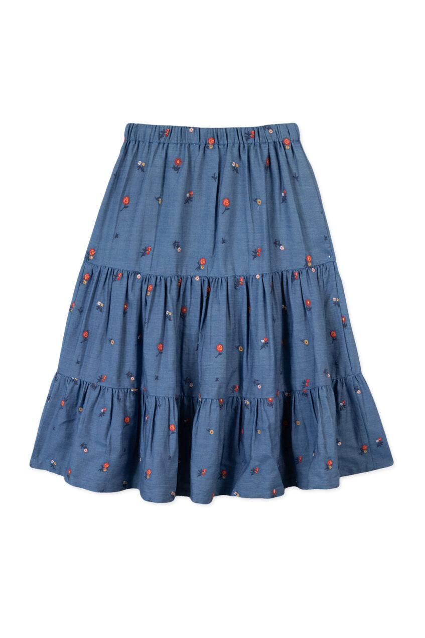 Embroidered skirt by Tartine Et Chocolat