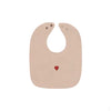 Heart pink bib by Ely's & Co