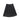 Bace Denim flair black pleat skirt