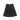 Bace Denim flair black pleat skirt
