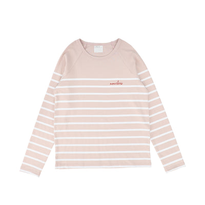 Striped pink tee by Bamboo
