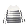 Striped white tee by Bamboo
