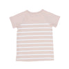Striped ss pink tee by Bamboo