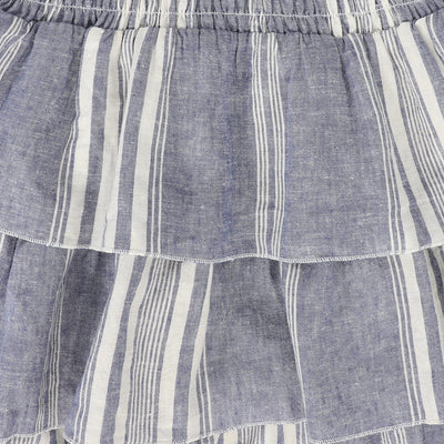 Stripe layered skirt by Bace