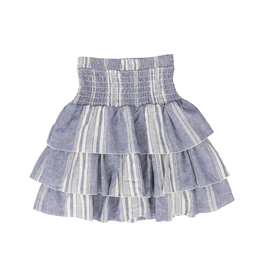 Stripe layered skirt by Bace