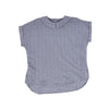 Collared blue top by Bamboo