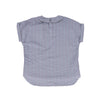 Collared blue top by Bamboo