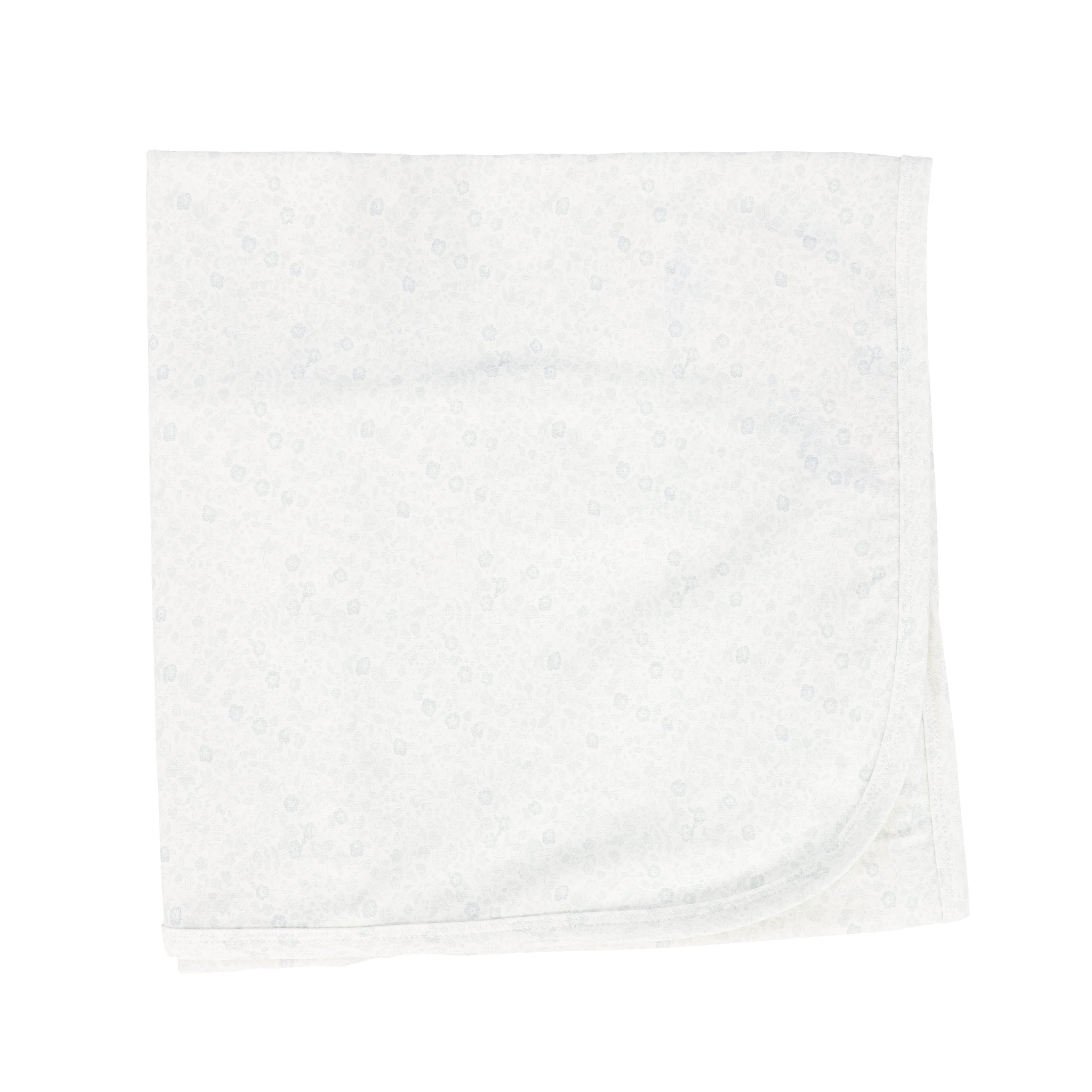 Floral blue printed blanket by Bebe Jolee