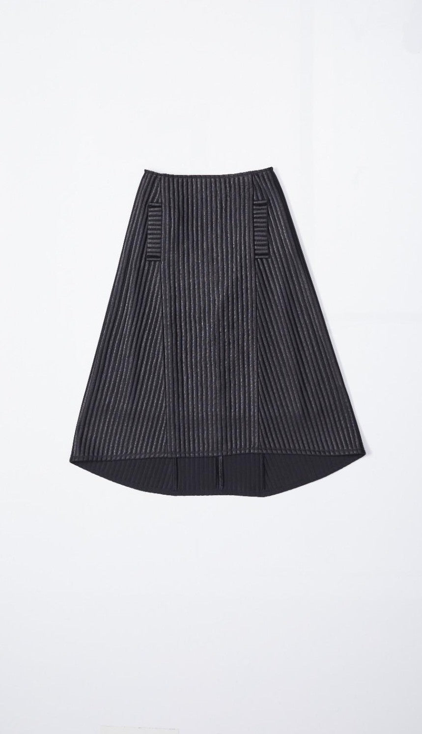 Venera Arapu Bold riv stripe skirt