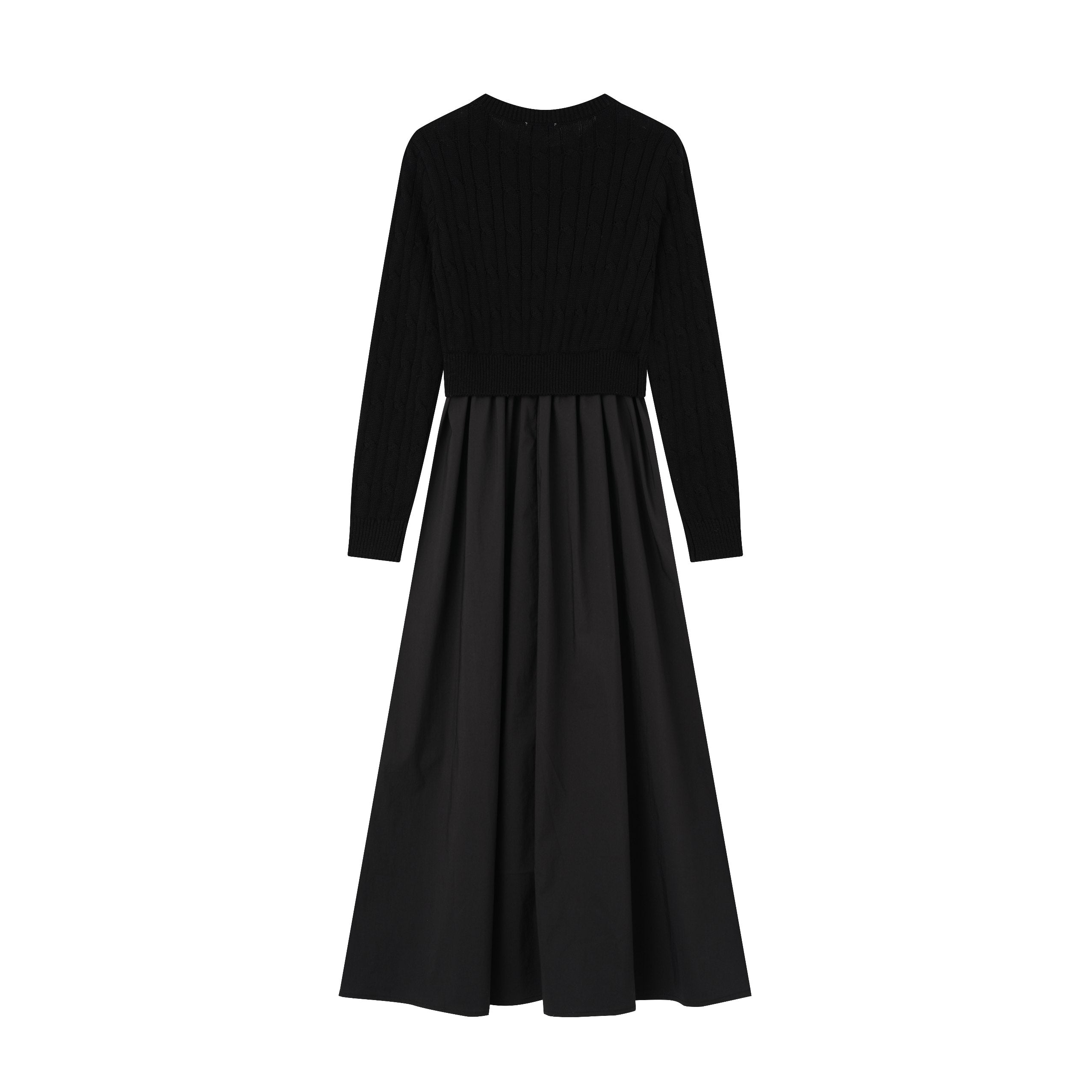 Coco Blanc Cabled black robe – Flying Colors