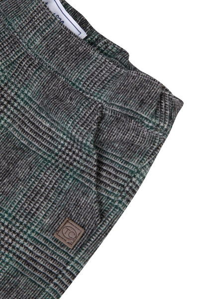 Houndstooth green pants by Tartine Et Chocolat